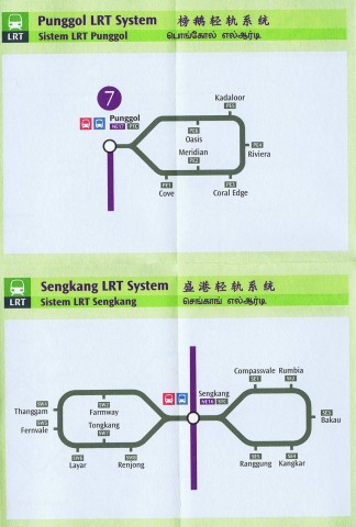 Sengkang LRT System and Punggol LRT System