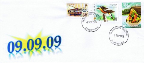 090909 Cover with 81 Cents of Stamps